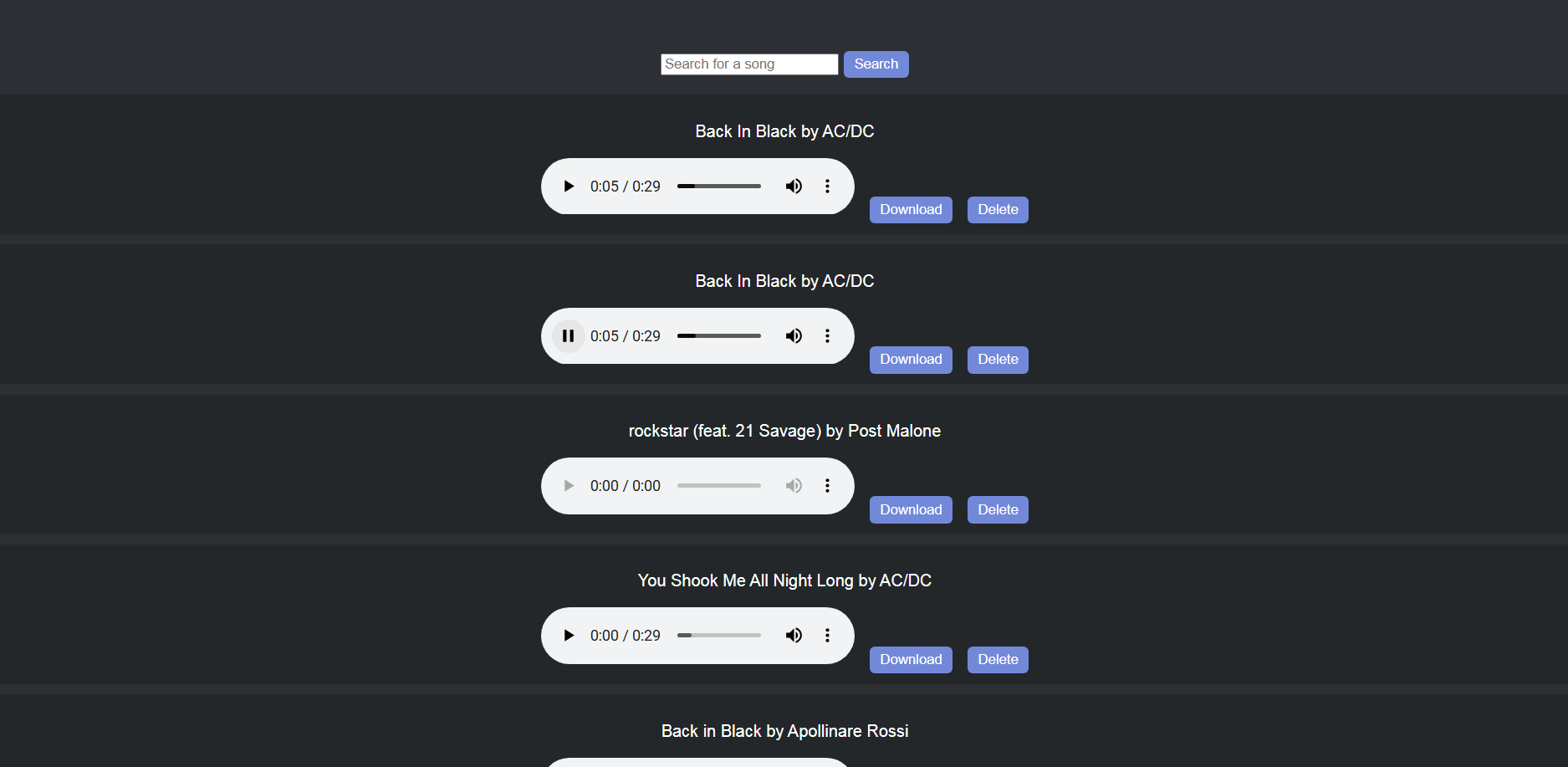 Music Streaming Service